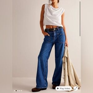 Free People- Palmer Cuff Jean size 28